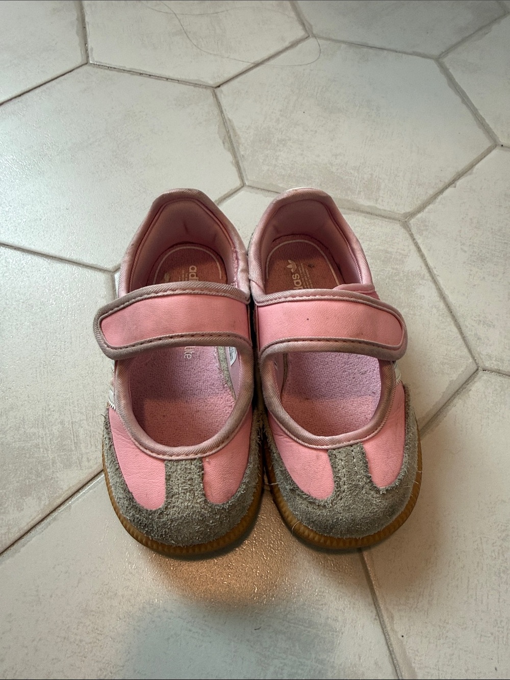 Adidas Mary Janes Toddler girl size 7